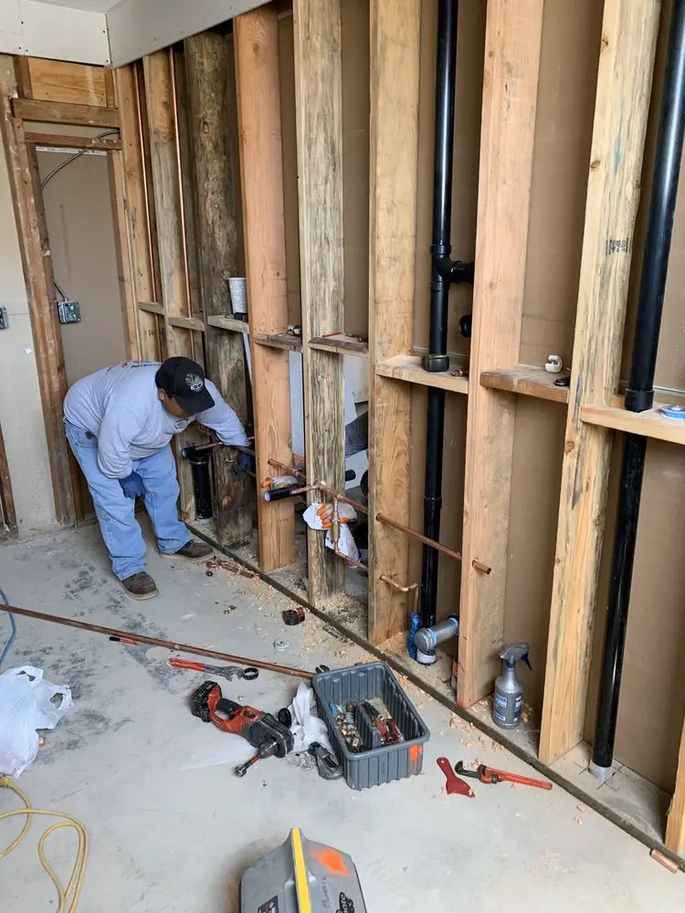 Commercial rough-in plumbing for Water Heater Replacement in Near Northeast